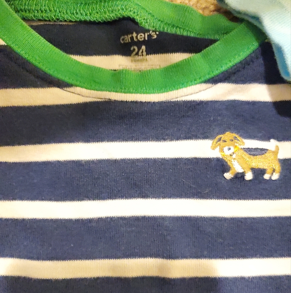 Baby Clothing Bundle - Striped, Tie-Dye, Dinosaur, Surfboard, Beige - Picture 3 of 4